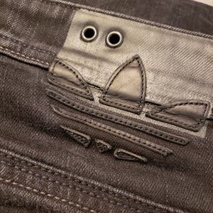 Diesel x Adidas ThanazAd Black Demin Jeans Stretch